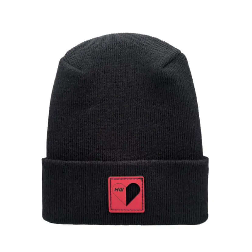 Love-Inspired H-Stitch Beanie – Black | Limited Edition
