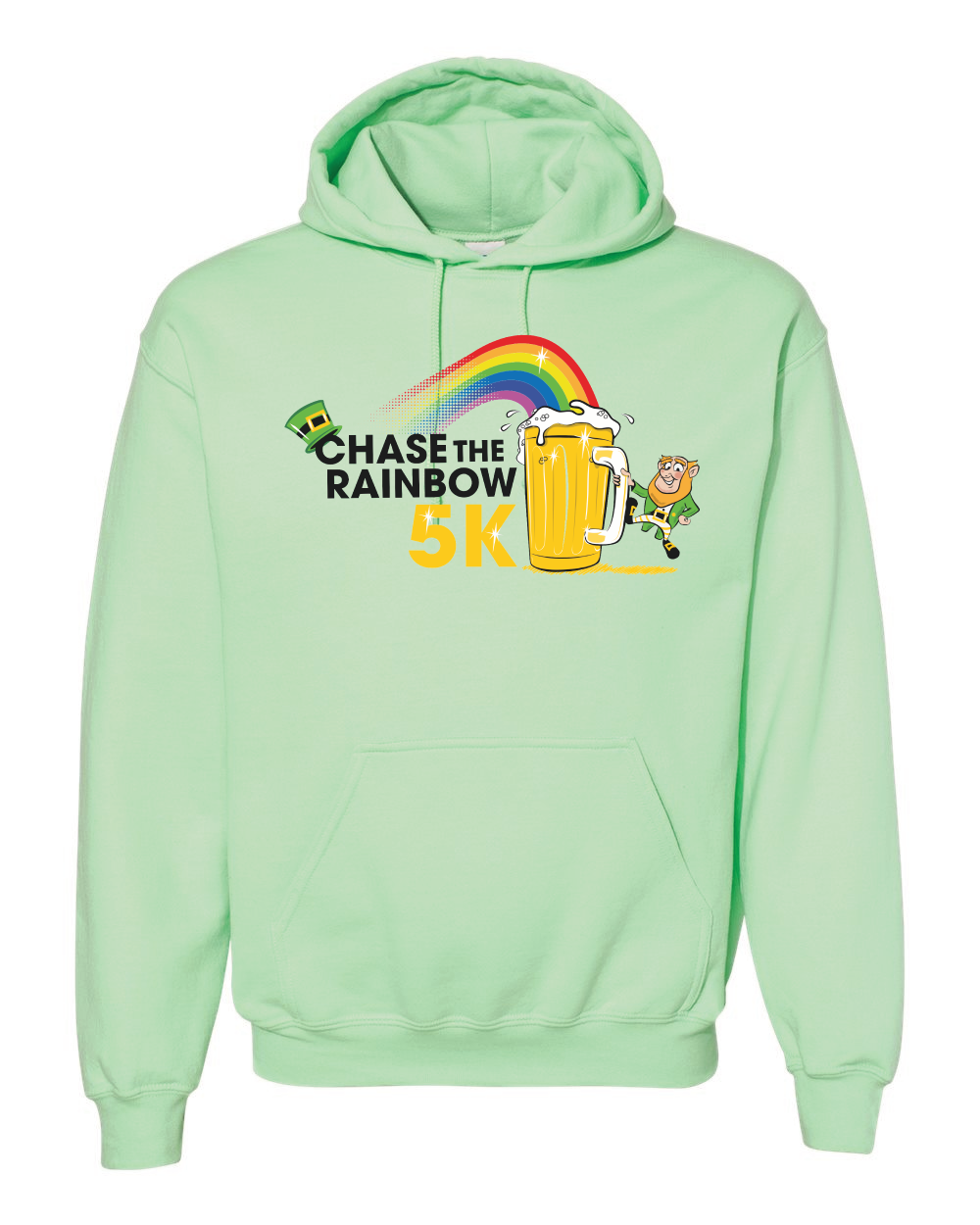 Chase the Rainbow 5K Unisex Pullover Hoodie