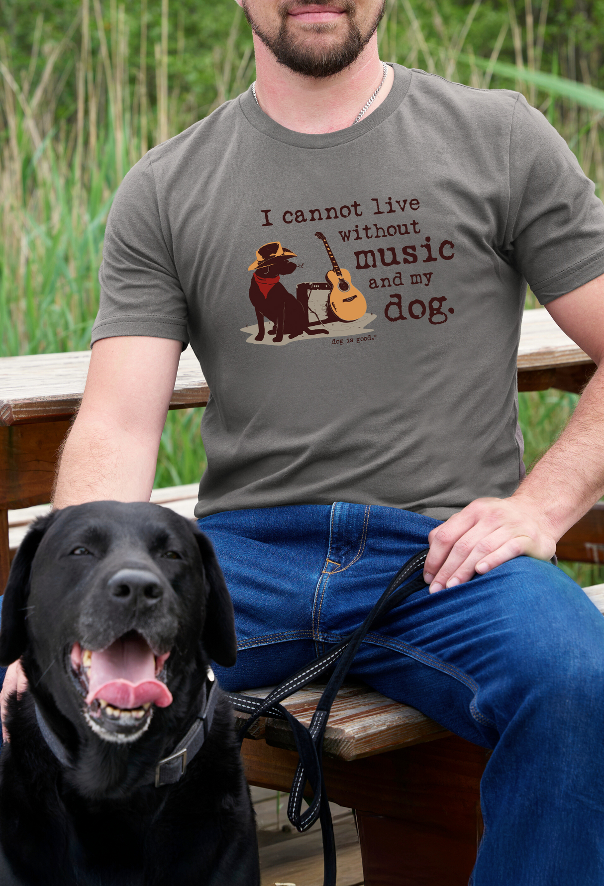 Pre Order T-shirt: Music and My Dog