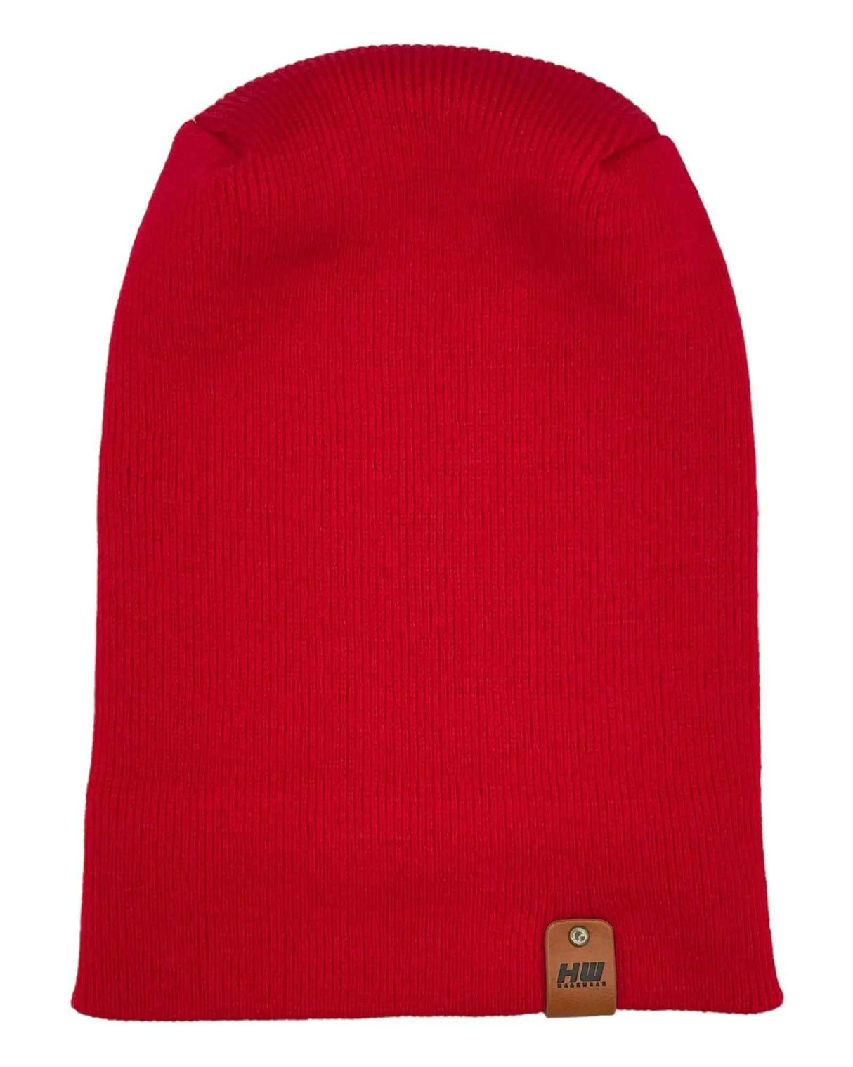 NEW HAAKWEAR H-Stitch Cuffed Beanie - Designed and Made in USA (Patented Design) - Scarlet Red