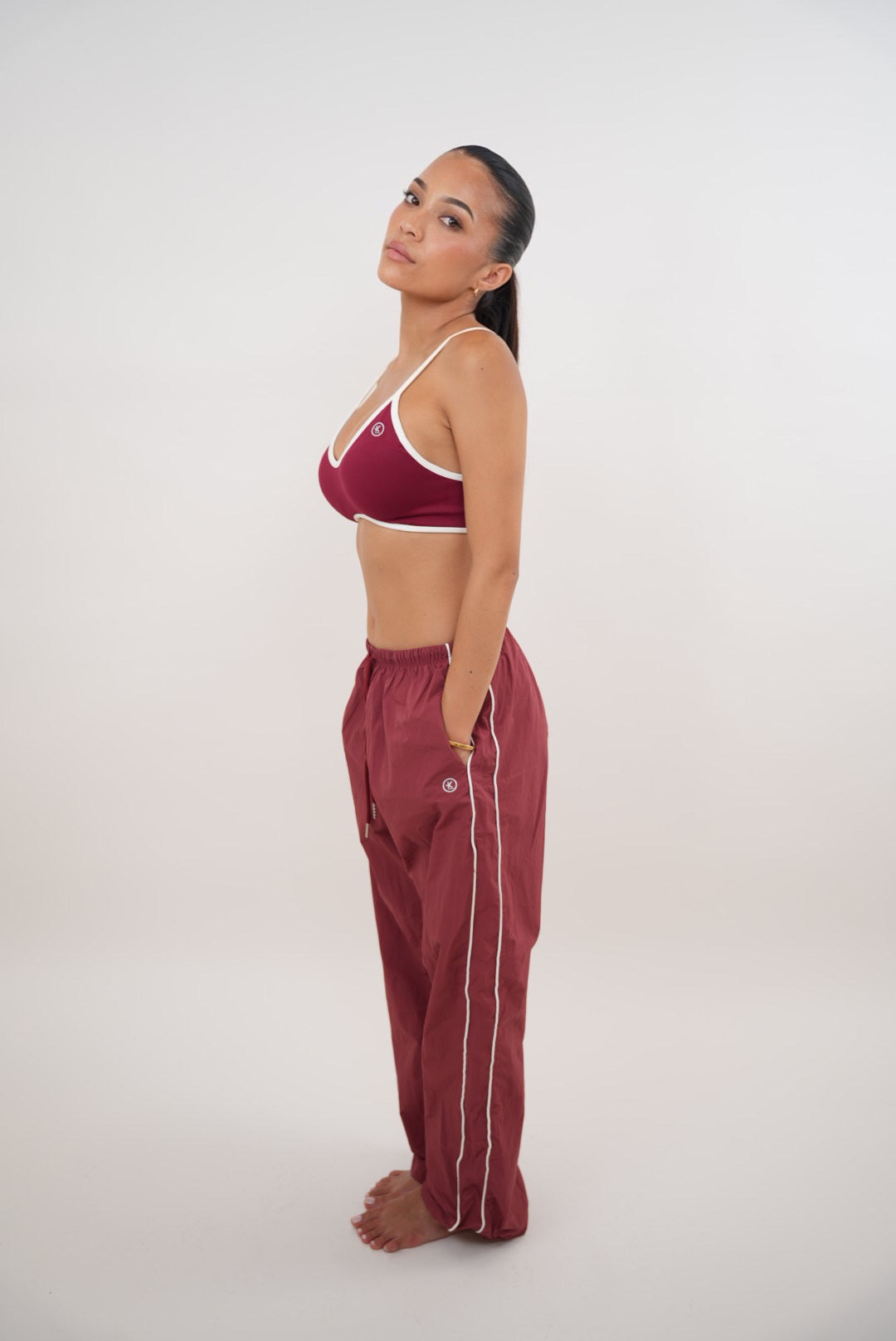 I Accept Change with Grace Red Versatile Relaxed Fit Pant