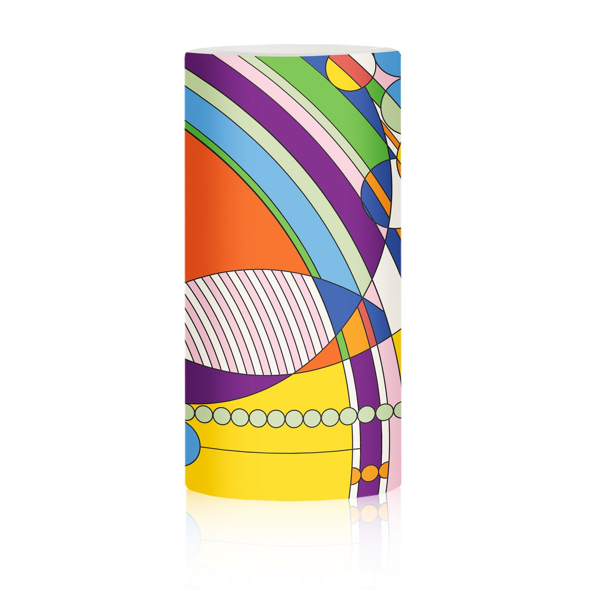 Frank Lloyd Wright March Balloons 6" LED Candle – Battery Operated, Flickering