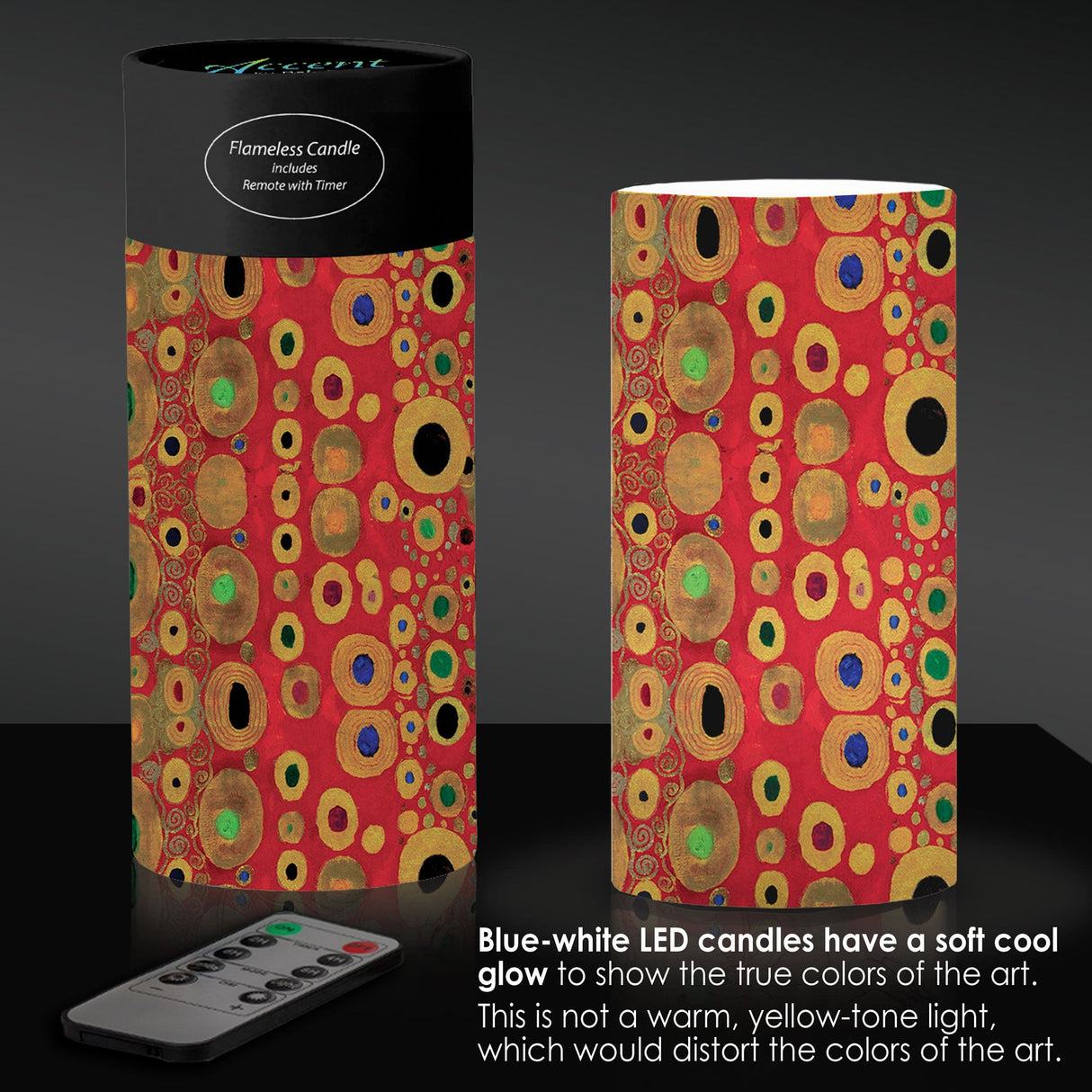 Klimt Hope II 6" LED Candle – Battery Operated