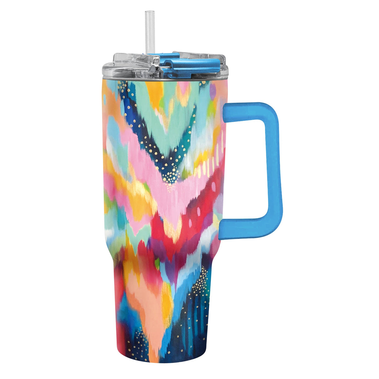 30 oz Tumbler - EttaVee "Brush Strokes 100"