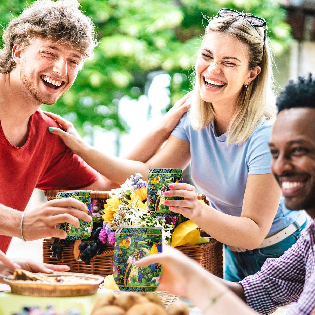 30 oz Tumbler - Laurel Burch "Jungle Song"