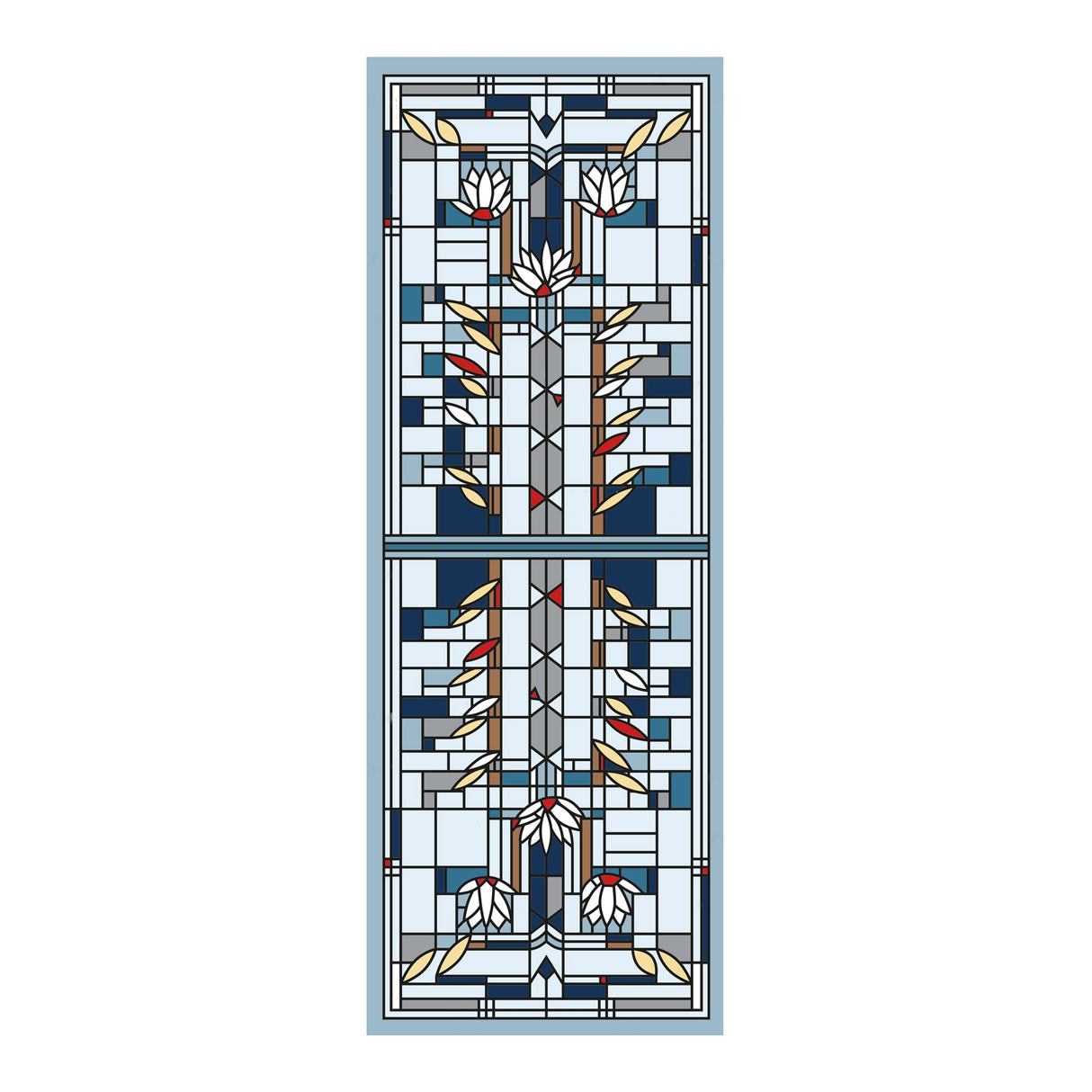 Frank Lloyd Wright Waterlilies Silk Blend Shawl – Lightweight & Elegant Evening Wrap