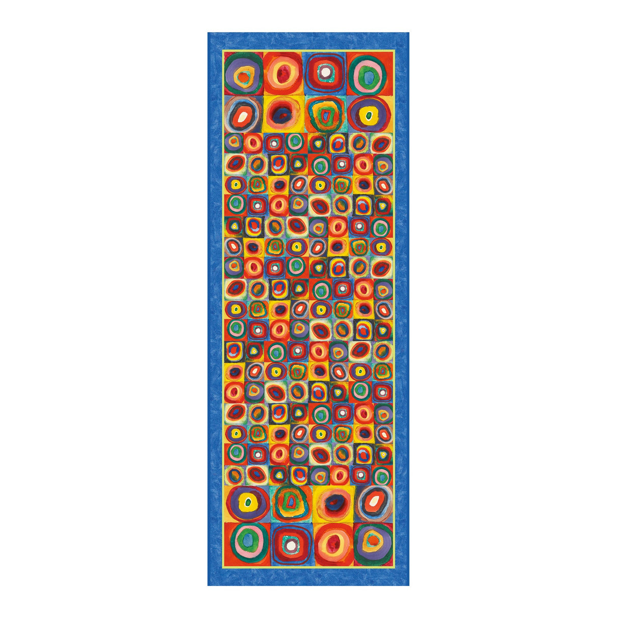 Kandinsky Circles Silk Blend Shawl – Lightweight Dressy Wrap for Women