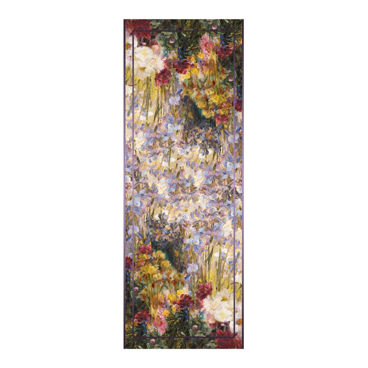 Tiffany Peonies & Iris Silk Blend Shawl – Lightweight Dressy Wrap for Women