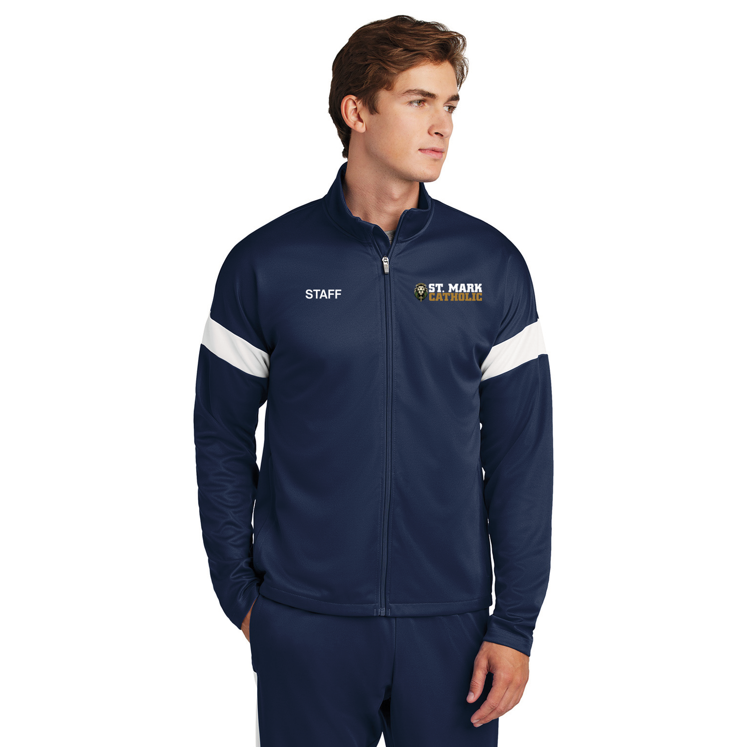 St. Mark Catholic Full-Zip Active Jacket - Embroidered