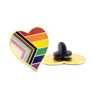 Pride Heart Lapel Pin