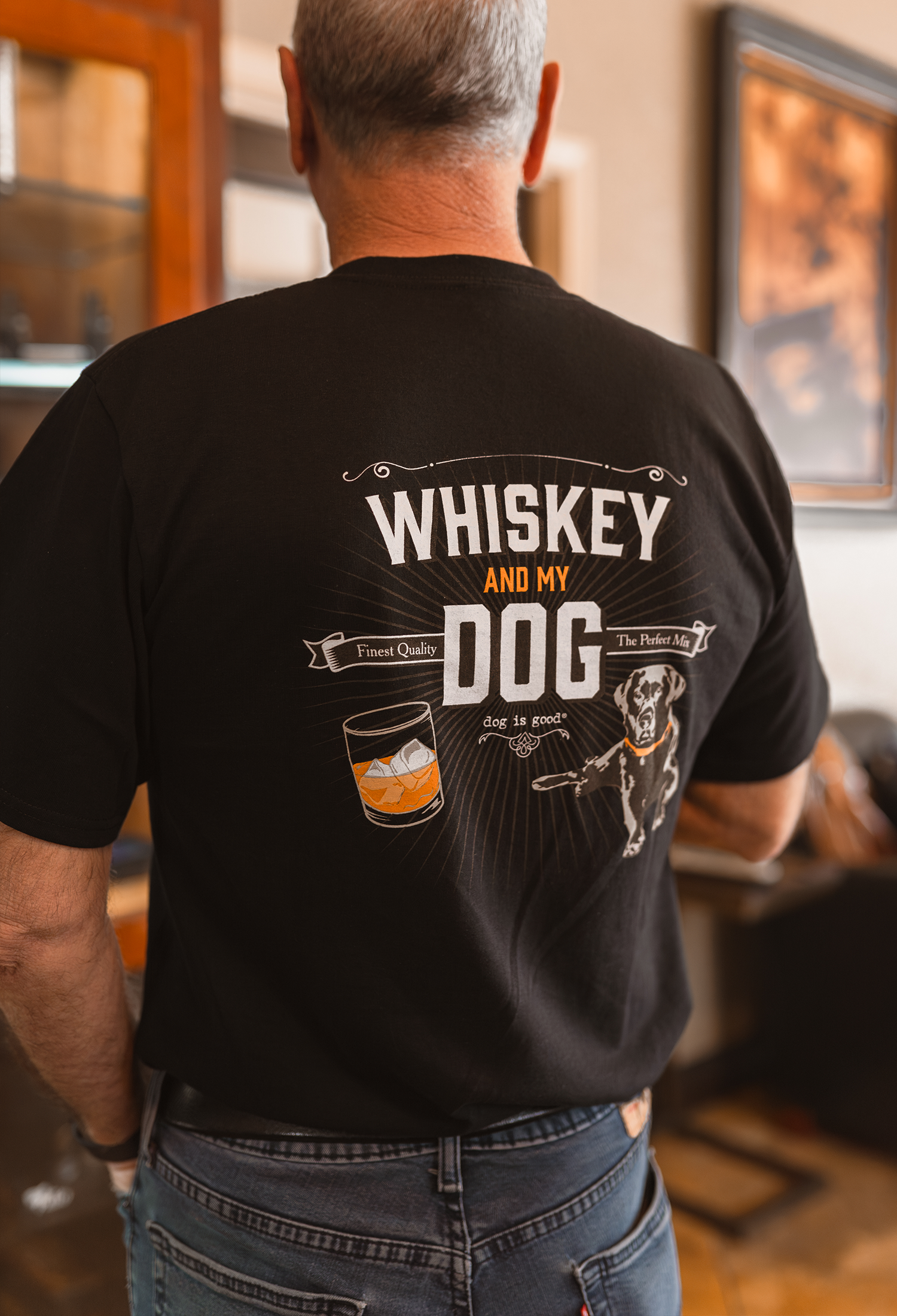 T-shirt: Whiskey and My Dog