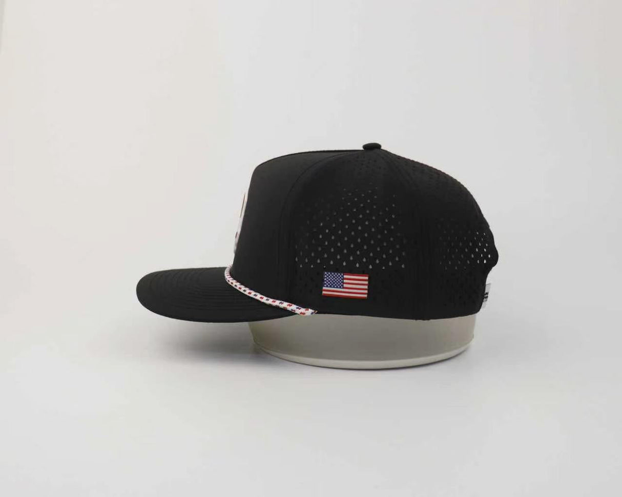 Battleship Half Marathon America 250 Ripstop Rope Hat with PVC Rubber Patch