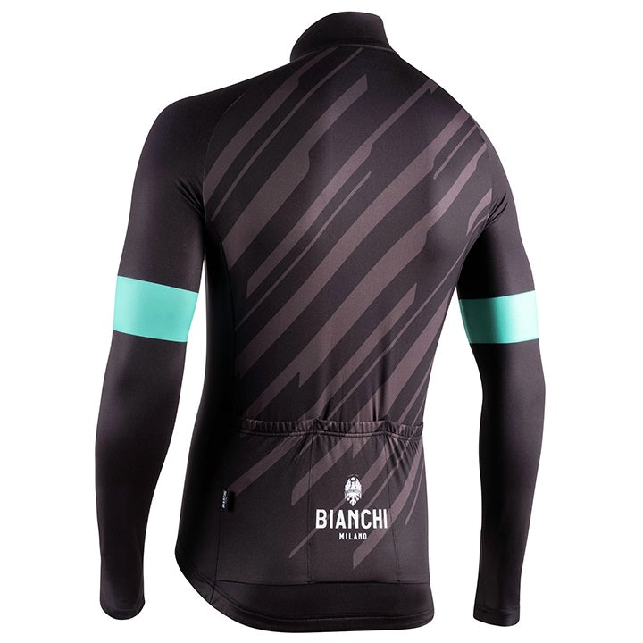 Bianchi Bianzone Men's Long Sleeve Cycling Jersey (Black) S, M