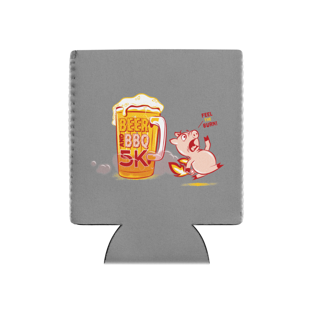 Beer and BBQ 5K Can Cooler