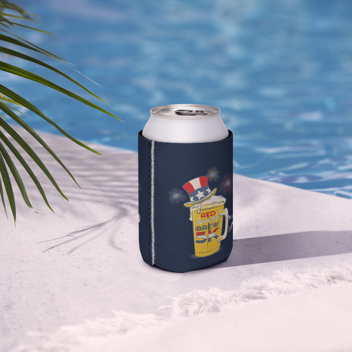 Red White & Brew 5K Can Cooler