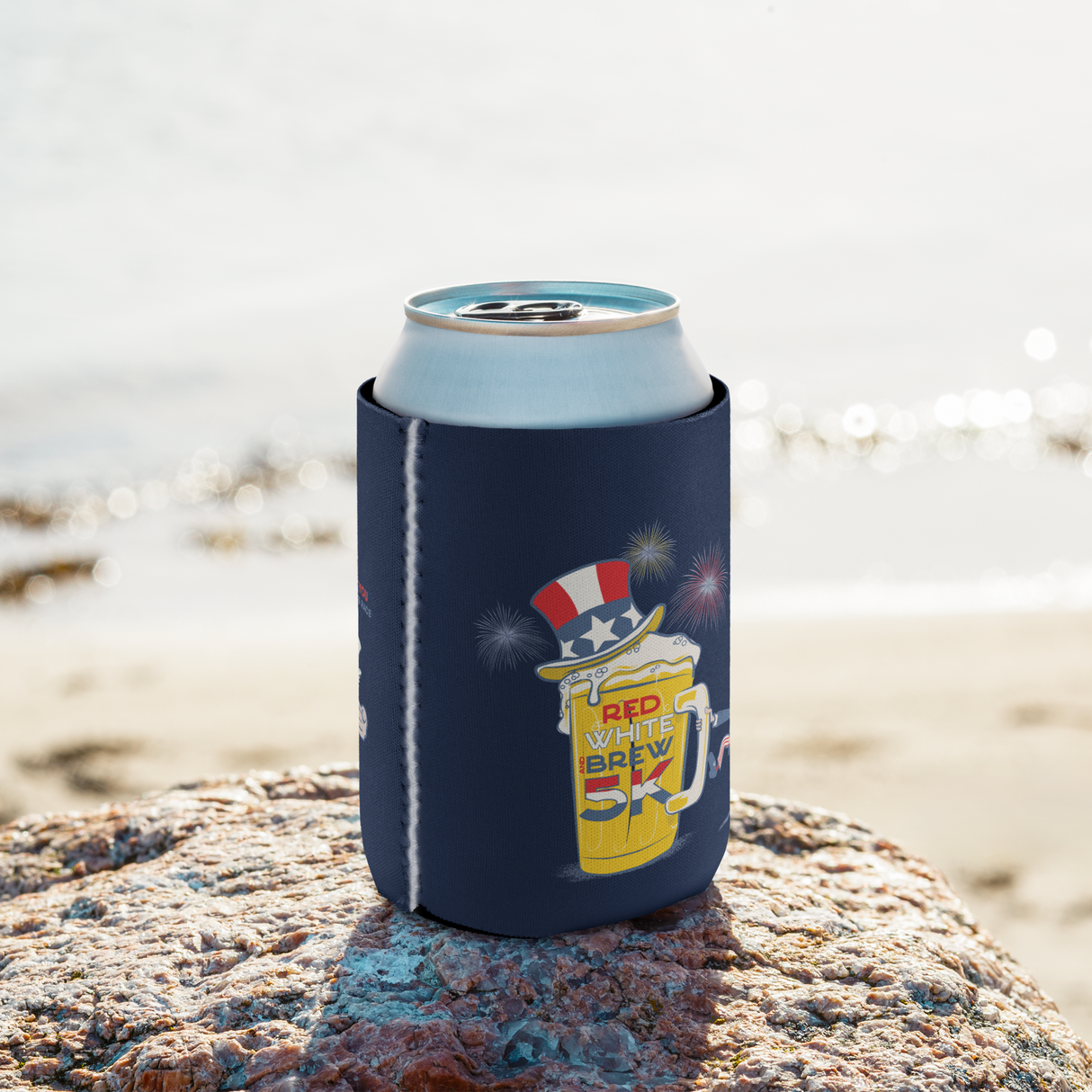 Red White & Brew 5K Can Cooler