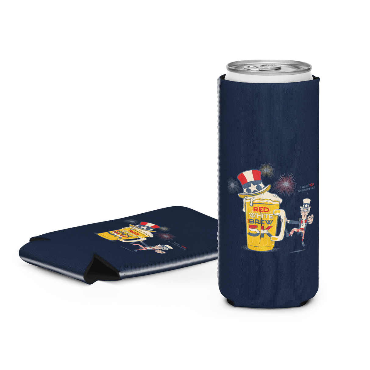 Red White & Brew 5K Can Cooler