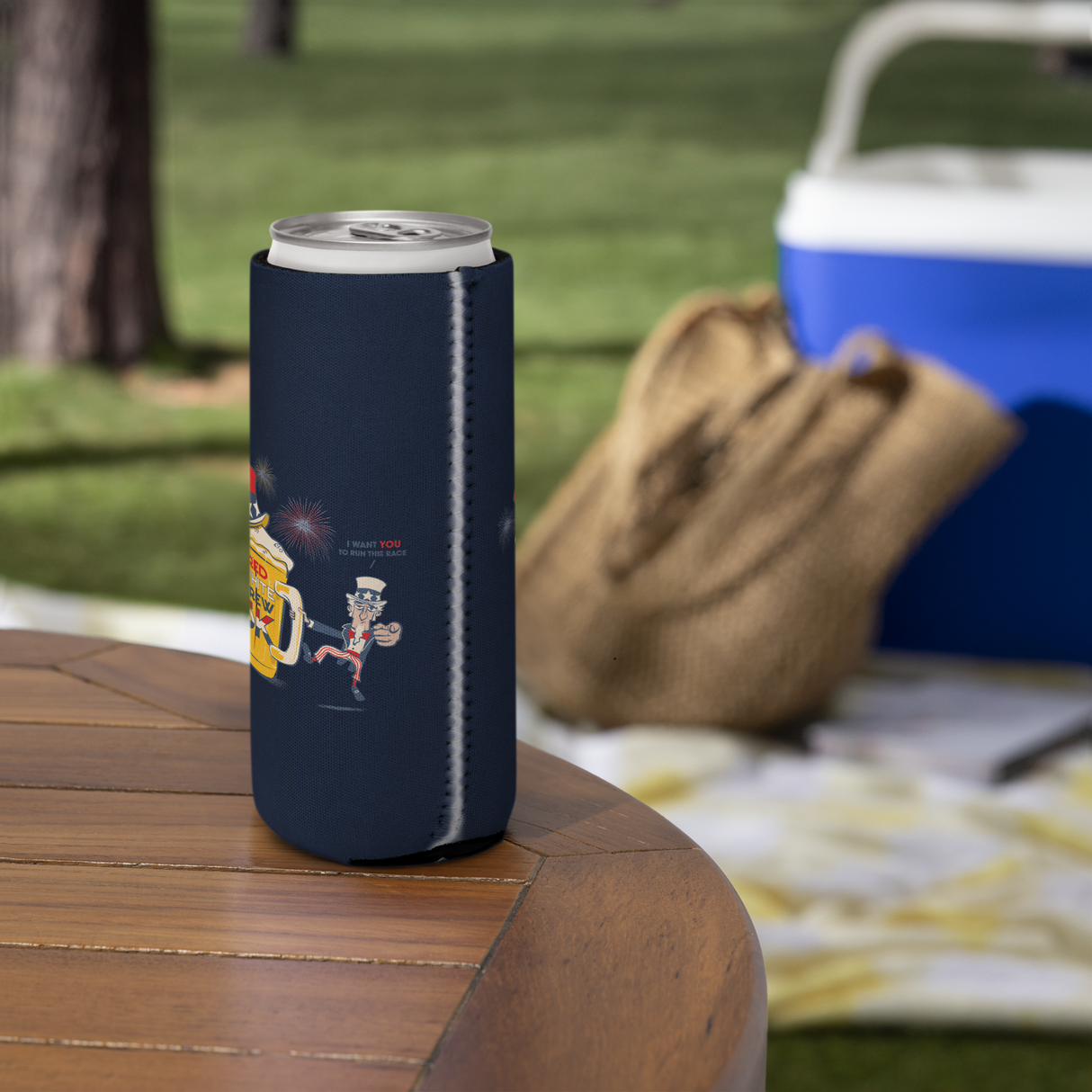 Red White & Brew 5K Can Cooler