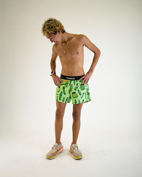 Men's Pickles 4" Half Split Shorts XS S M L XL