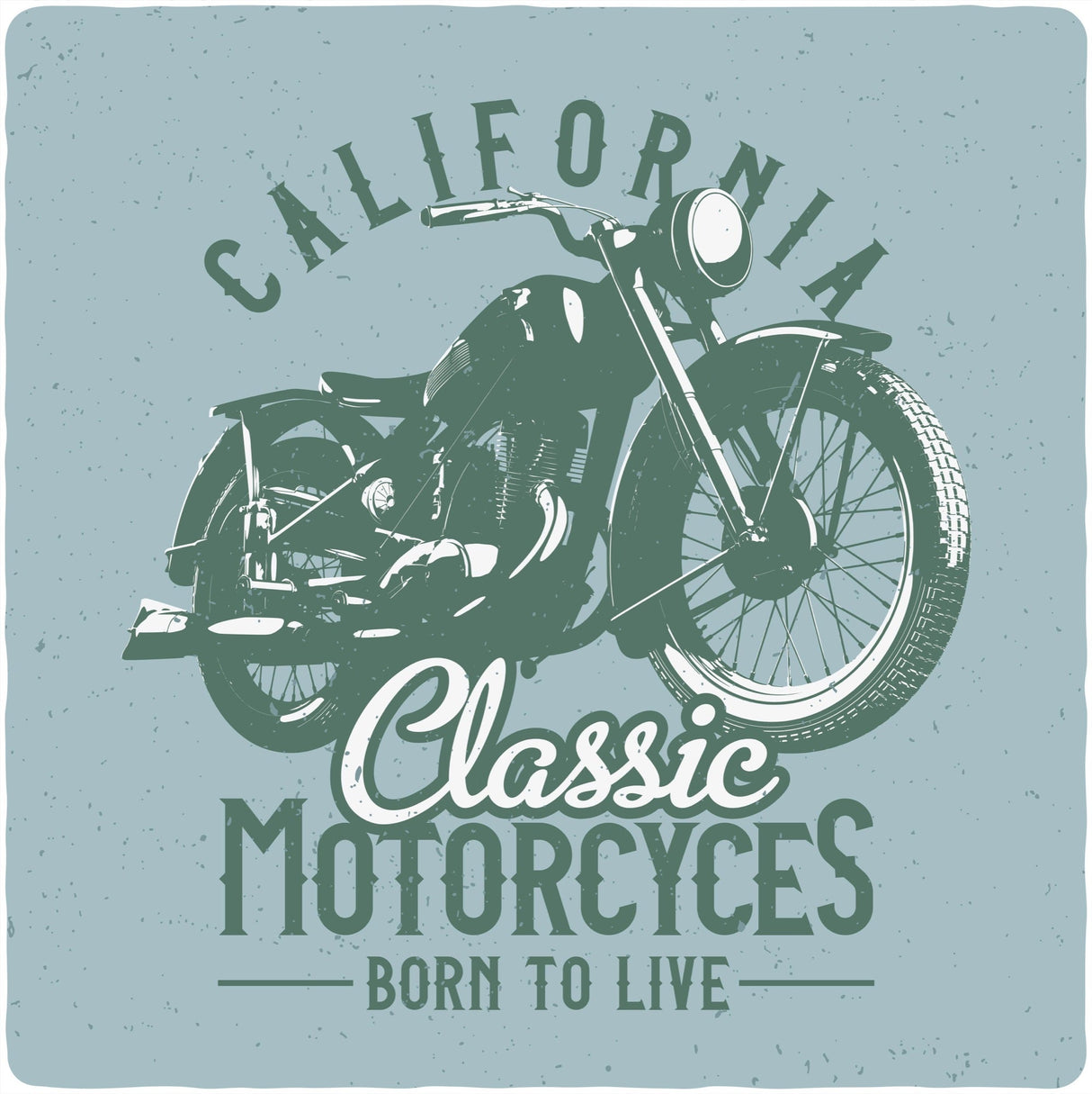 Classic Motorcycles Men's Bamboo Viscose/Organic Cotton Short Sleeve Graphic T-Shirt