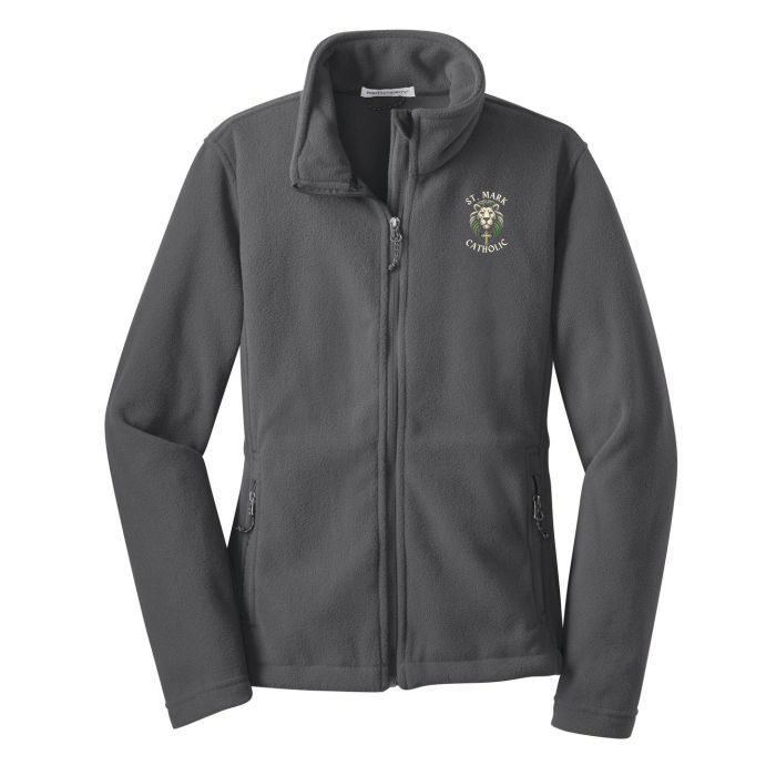 St. Mark Catholic Full Zip Fleece Jacket - Embroidered