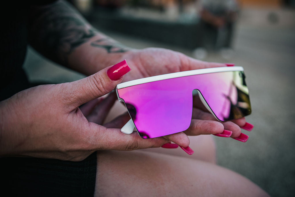 Afterhour White Frame/Spectrum lens