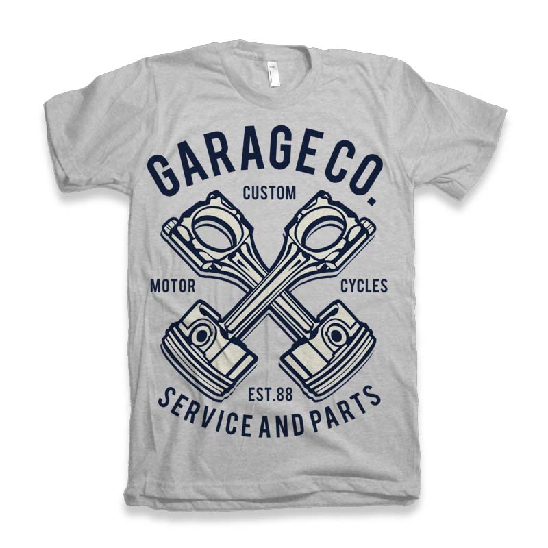 Garage Co Men's Bamboo Viscose/Organic Cotton Short Sleeve Graphic T-Shirt