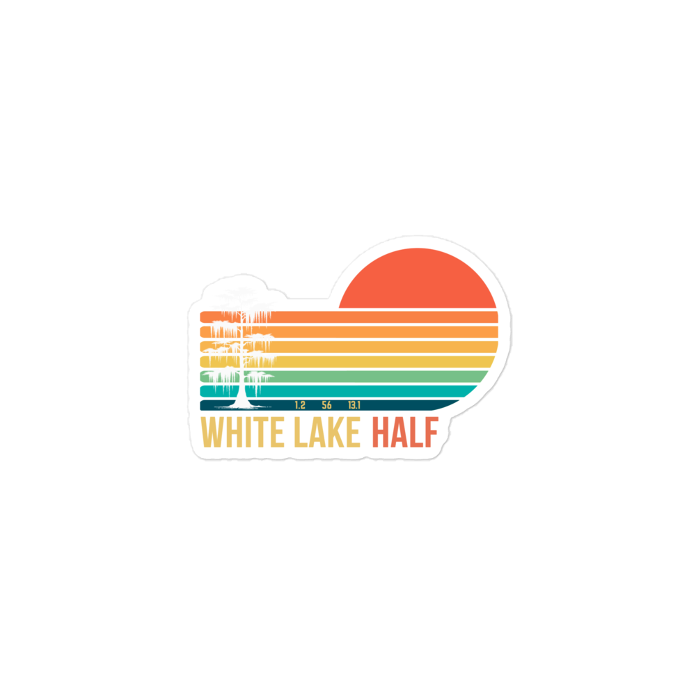 White Lake Half Vinyl Decals