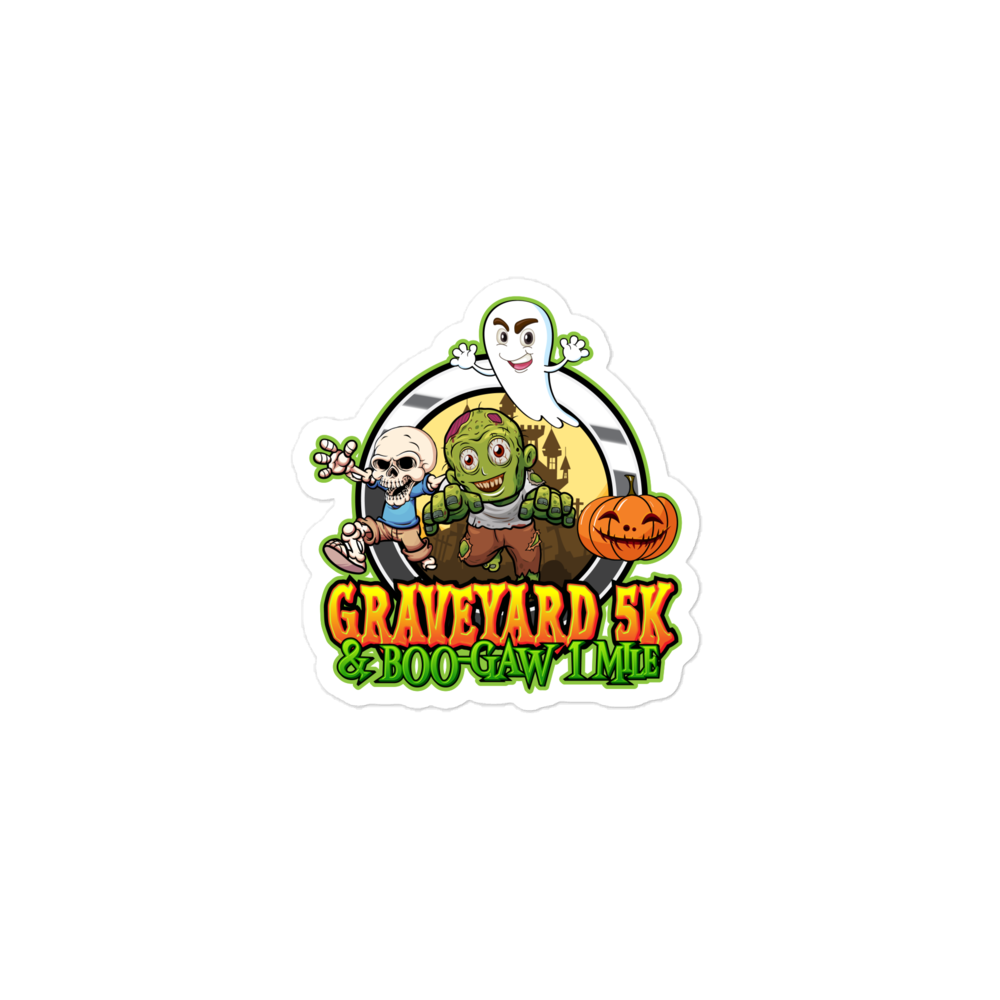 Graveyard 5K & Boo-Gaw 1 Mile Vinyl Decals