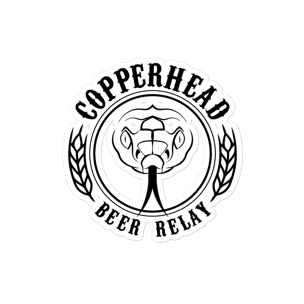 Copperhead Beer Relay Decals