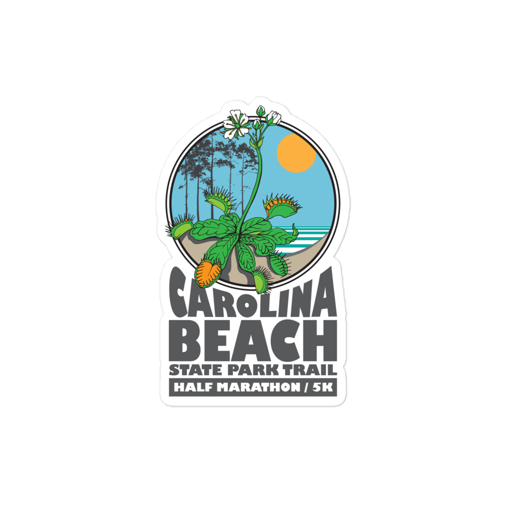 Carolina Beach State Park Half/5K Vinyl Decals