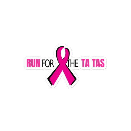 Run for the Ta Tas Vinyl Decals