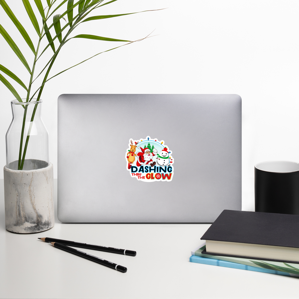 Dashing Thru the Glow Vinyl Decals