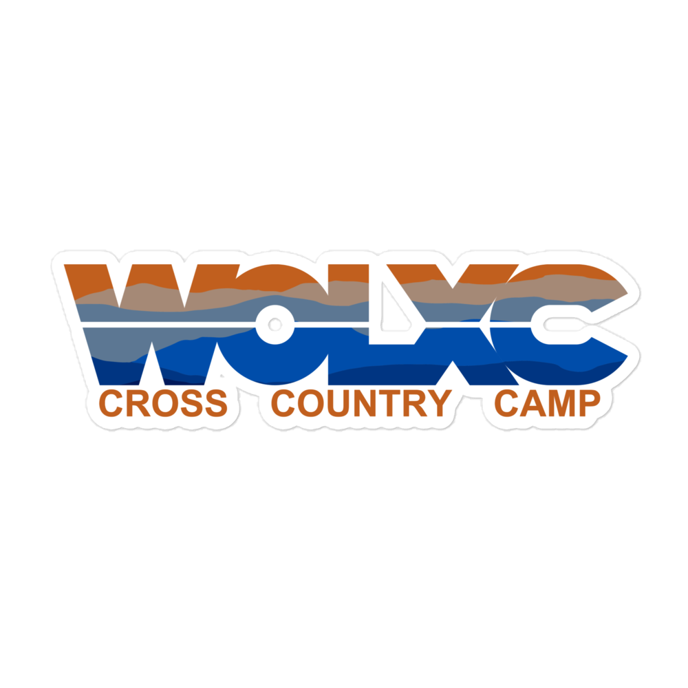 WOLXC Cross Country Camp Vinyl Decals