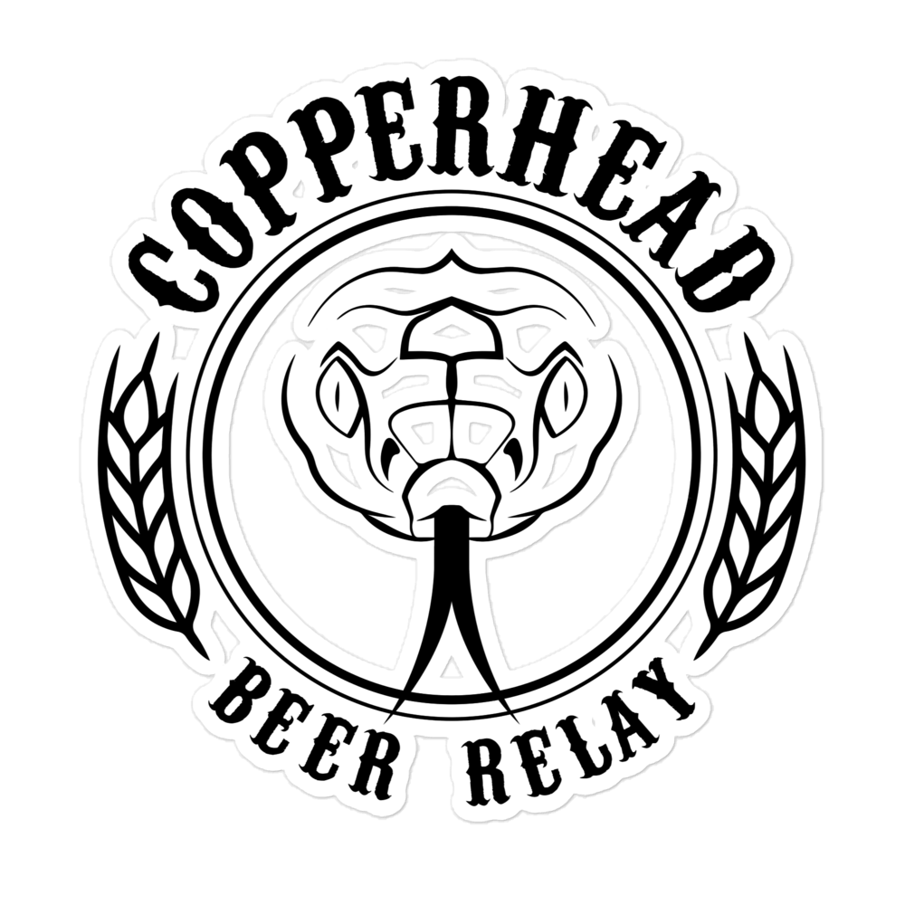 Copperhead Beer Relay Decals