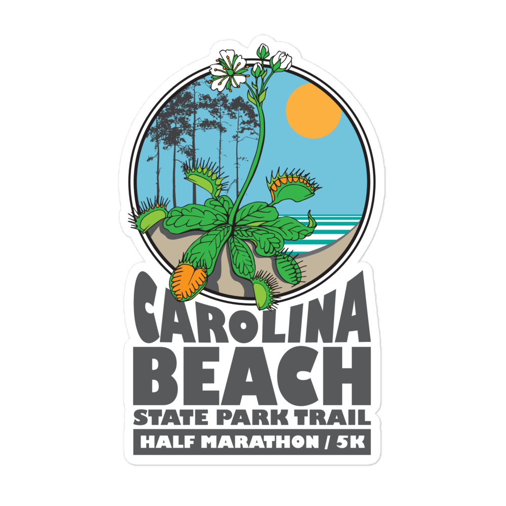 Carolina Beach State Park Half/5K Vinyl Decals