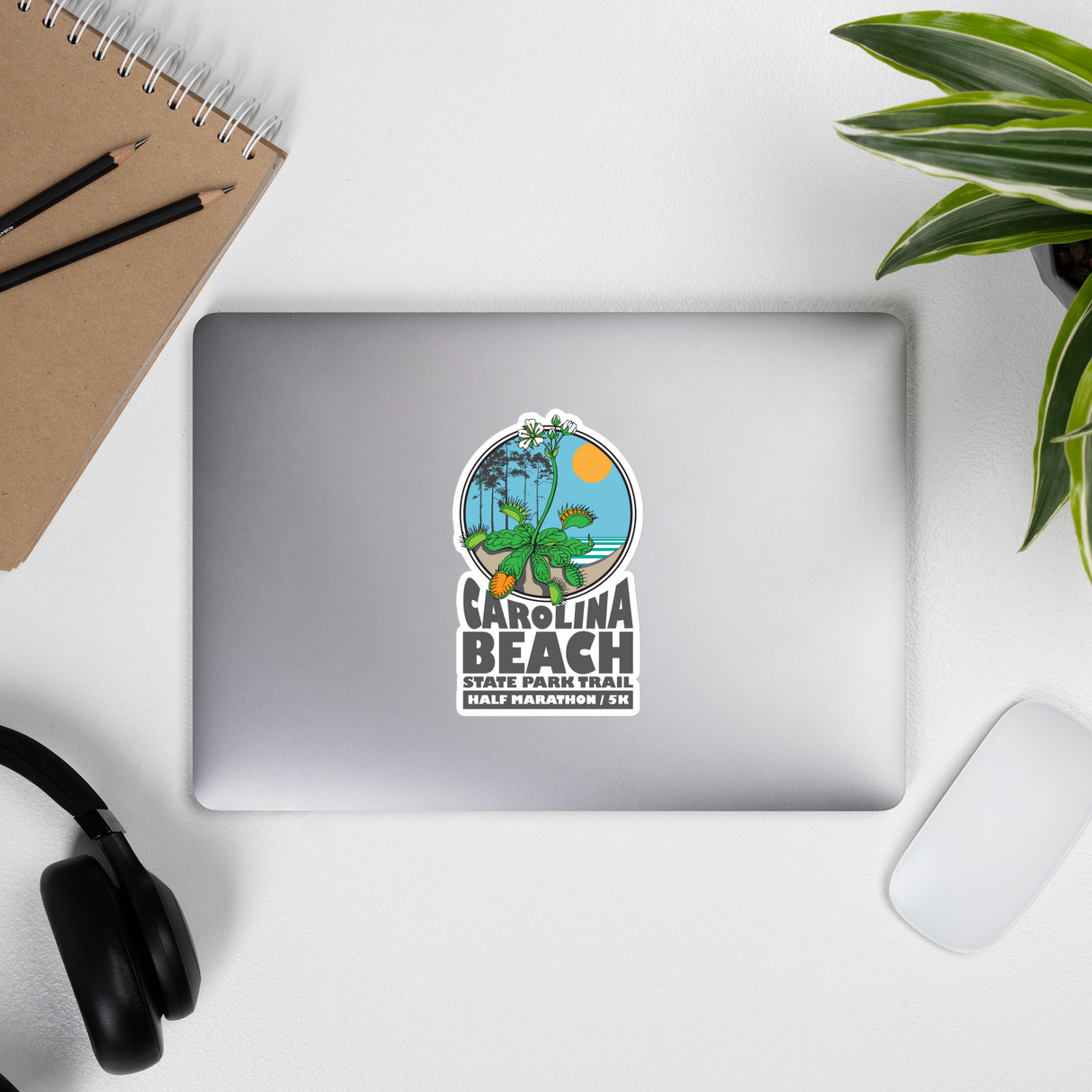 Carolina Beach State Park Half/5K Vinyl Decals