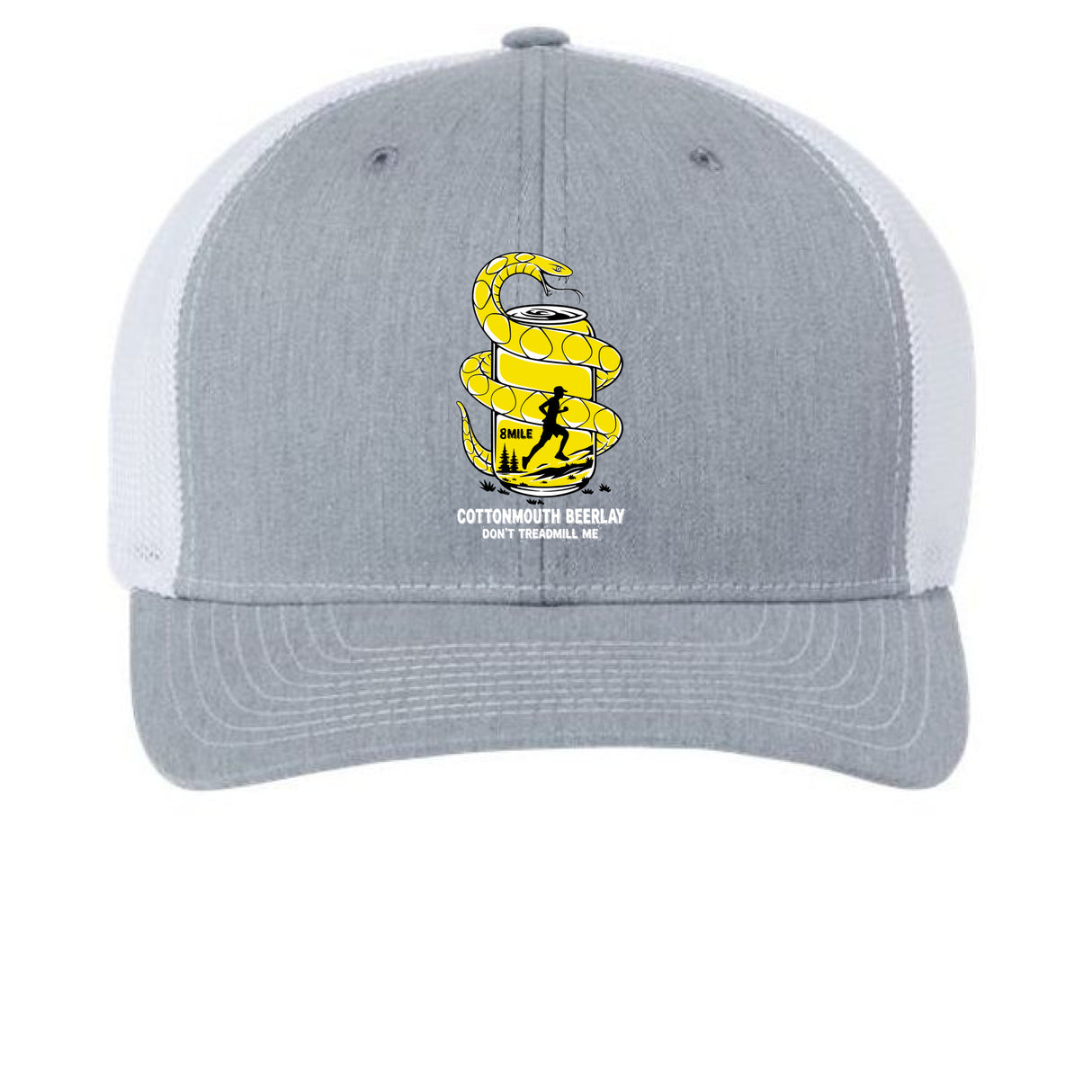 Heather Grey/ White - FRONT