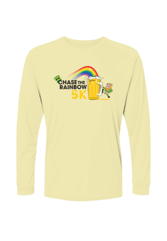 Chase the Rainbow 5K Islander L/S Performance Tee