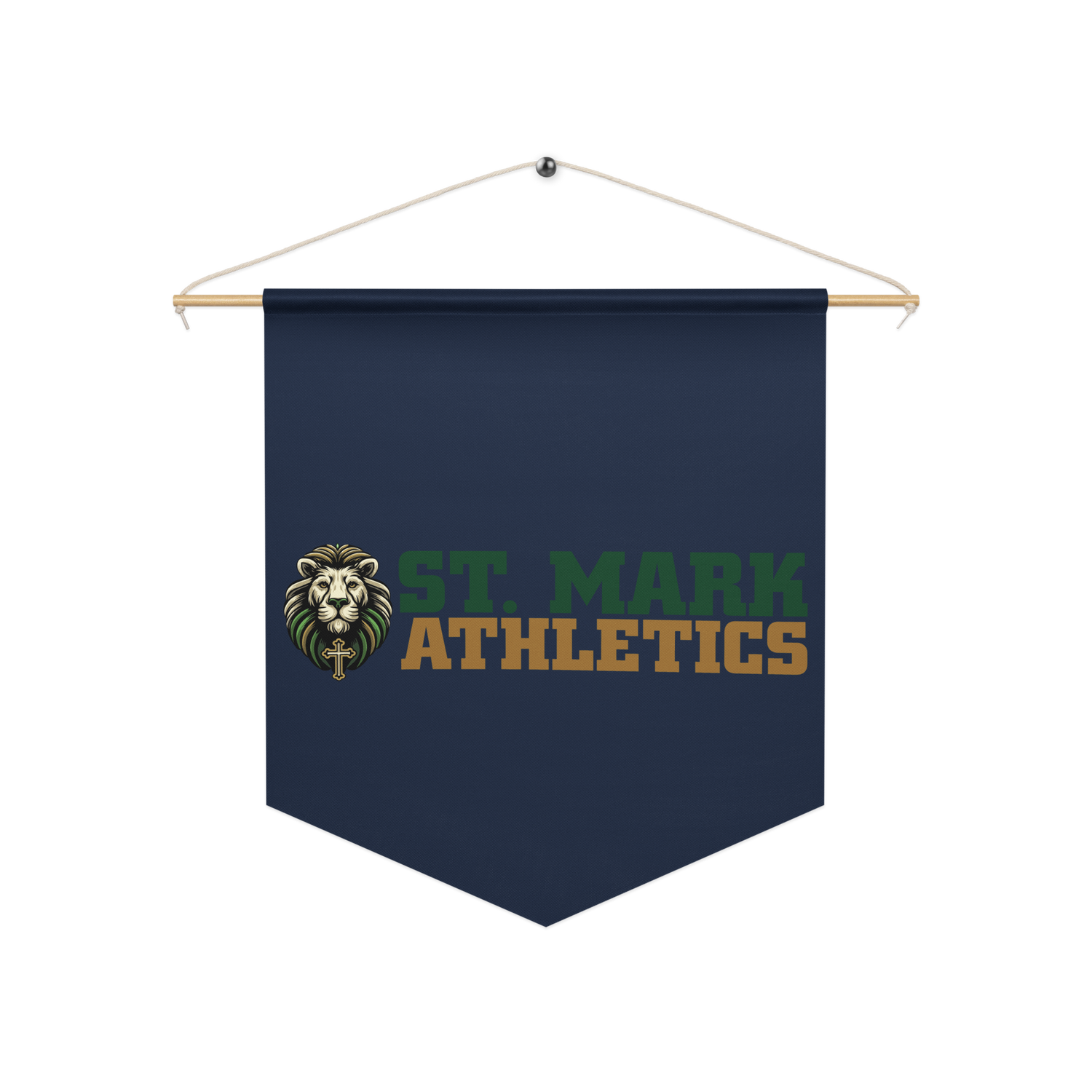 St. Mark Athletics Pennant Banner