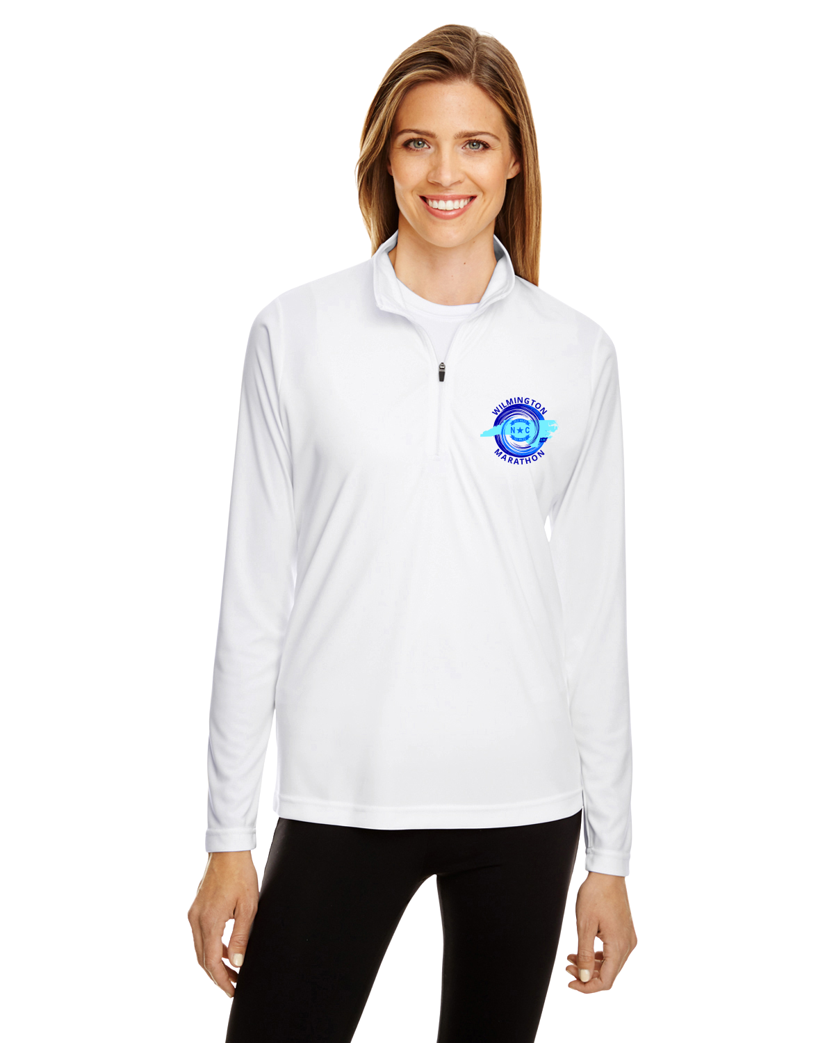 Wilmington Marathon Ladies' Performance Zone Quarter Zip
