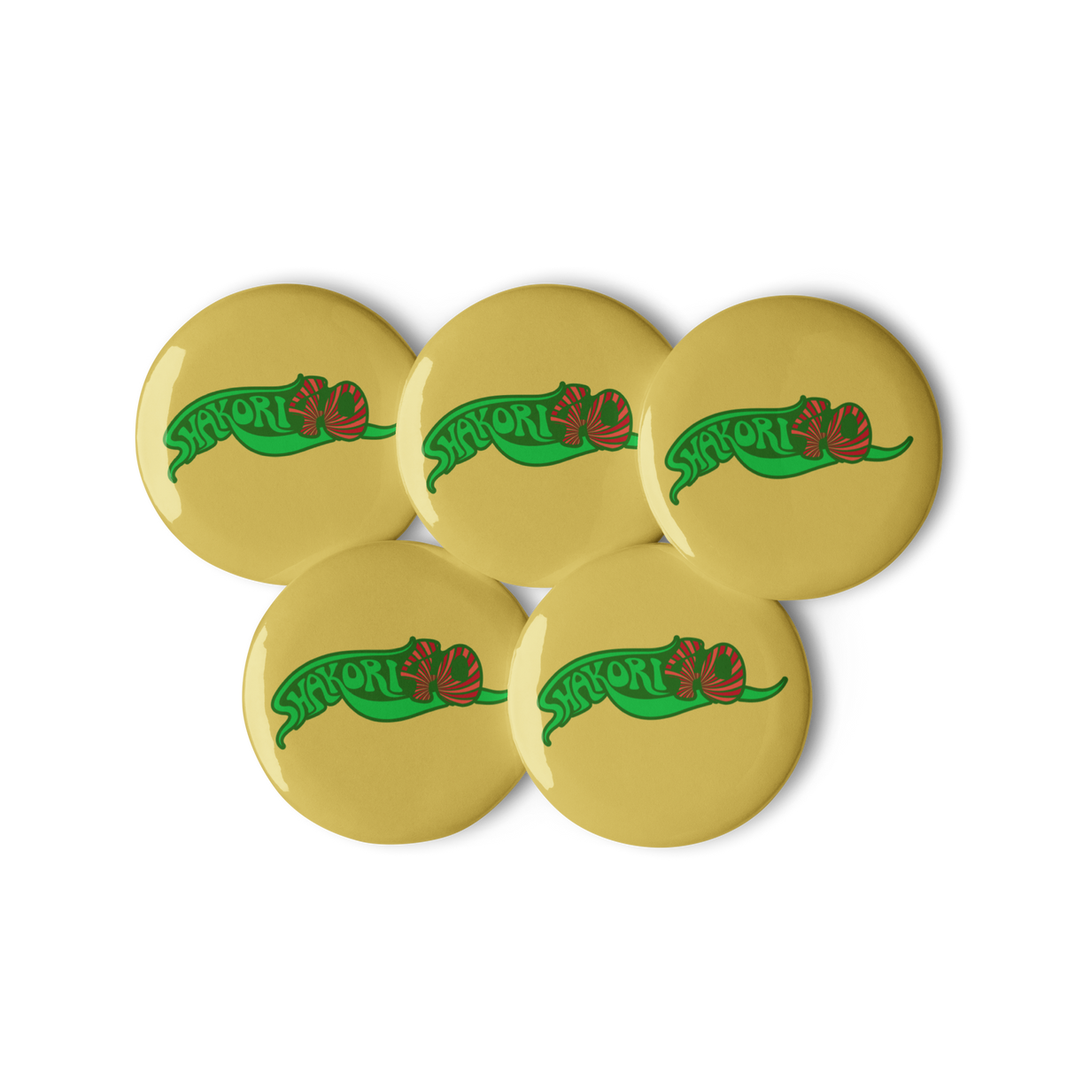 Shakori 40 Race Bib Button Pins - Set of 5