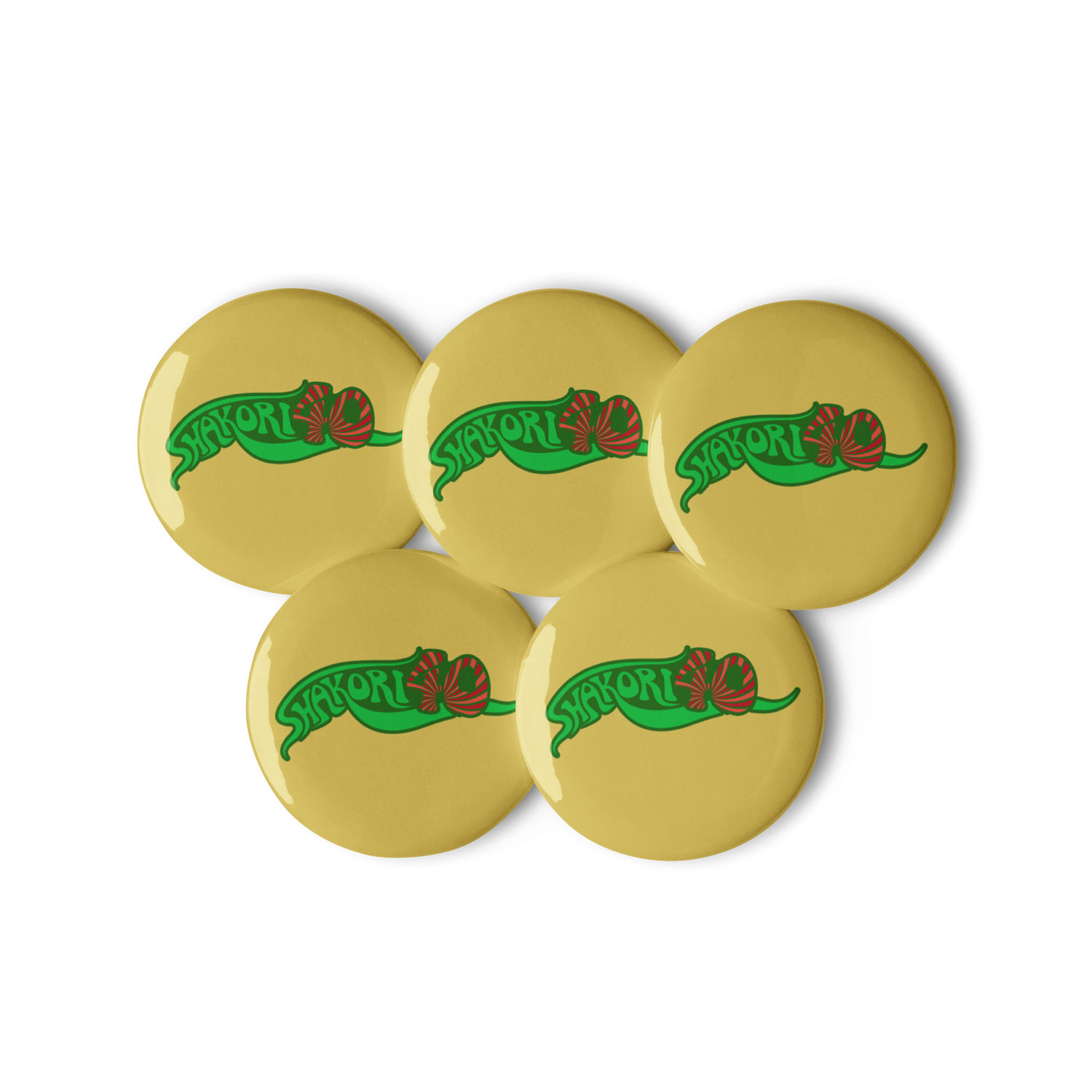 Shakori 40 Race Bib Button Pins - Set of 5