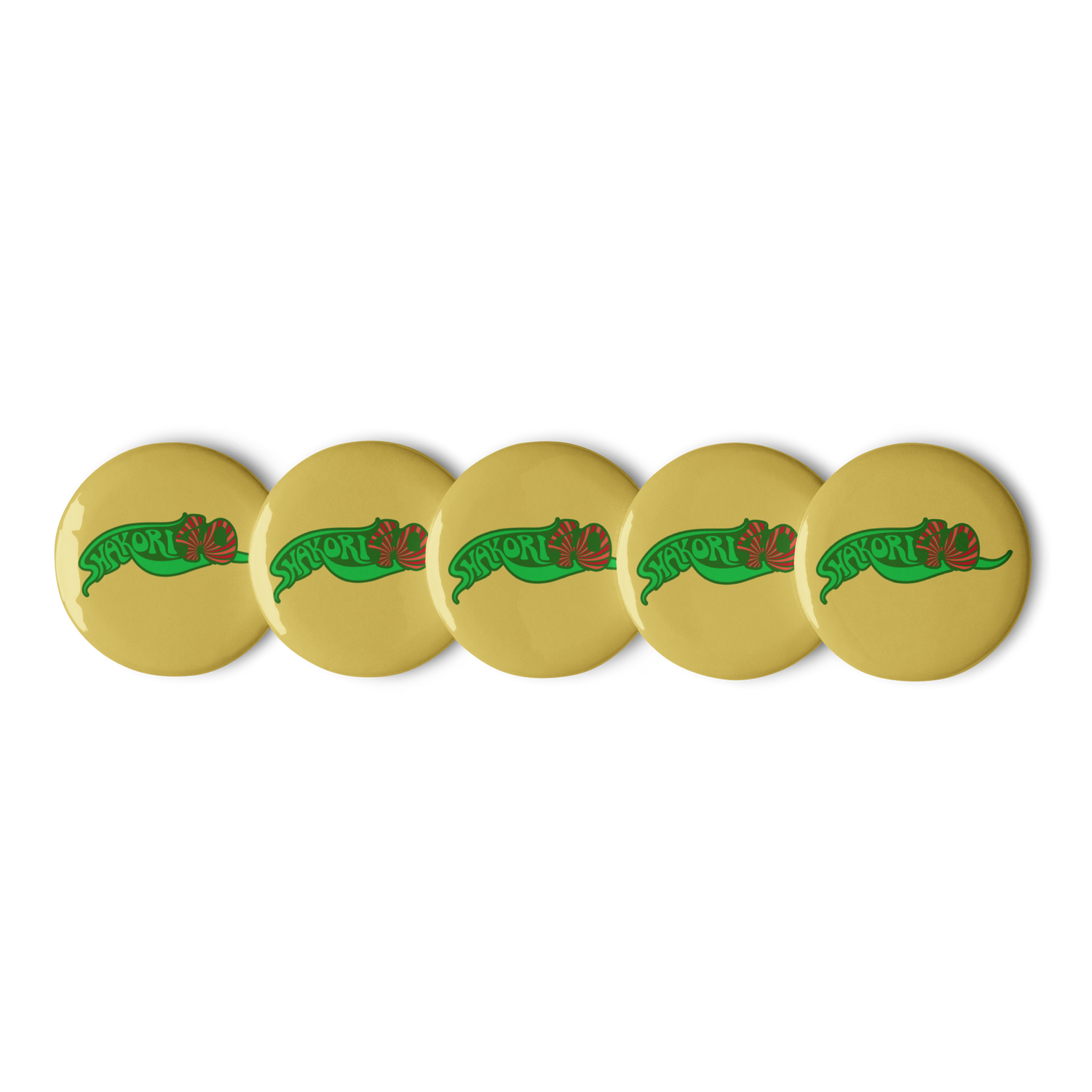 Shakori 40 Race Bib Button Pins - Set of 5