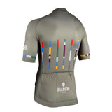 Bianchi Milano Fanaco Men's Cycling Jersey (Silver) S, M, L, XL, 2XL, 3XL