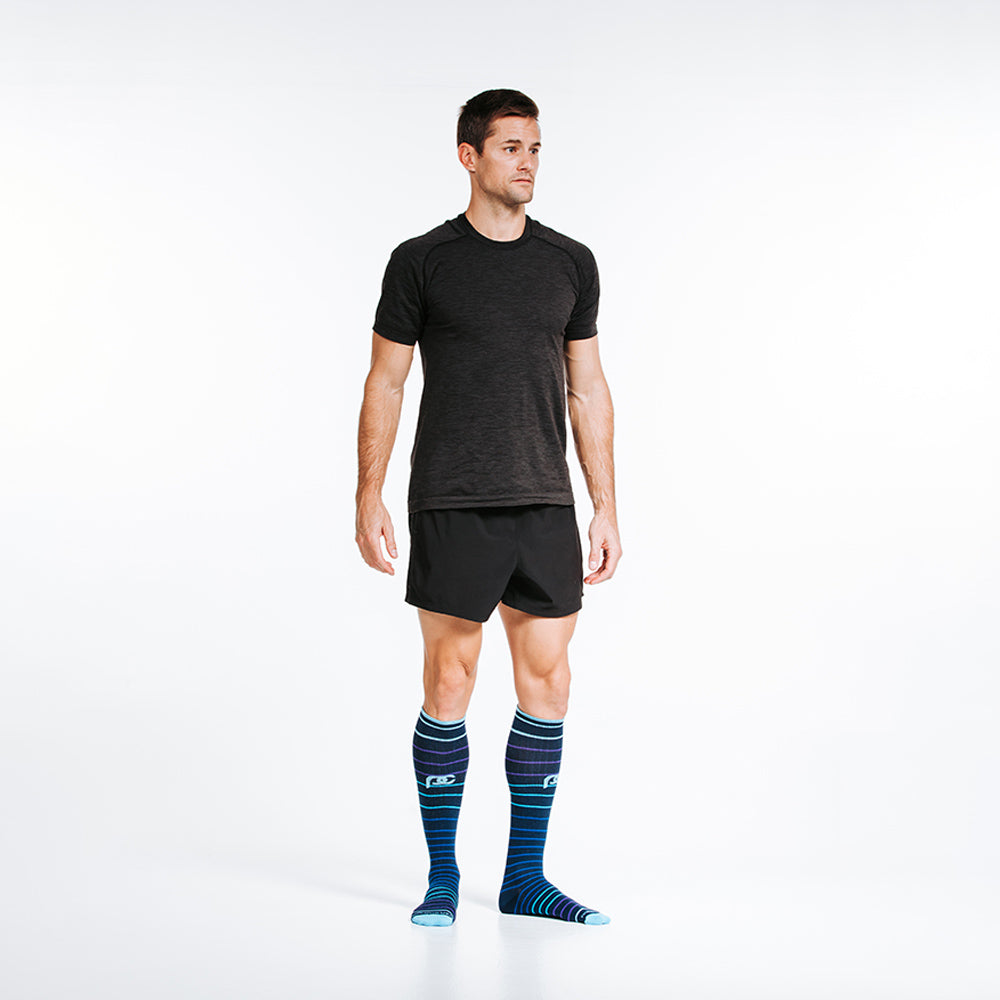 Navy Blue Lines