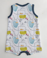 Baby/Toddler Tank Romper - Road Map