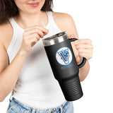 Hoggard Vikings Football 40oz Insulated Stainless Steel Tumbler