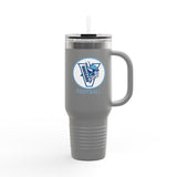 Hoggard Vikings Football 40oz Insulated Stainless Steel Tumbler