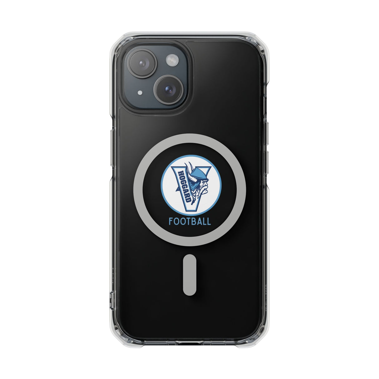 Hoggard Vikings Football Clear Magnetic MagSafe iPhone Case